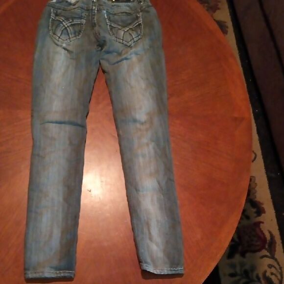 Distressed Blue Women's Jeans - Size: 0   (1081) - Picture 5 of 6